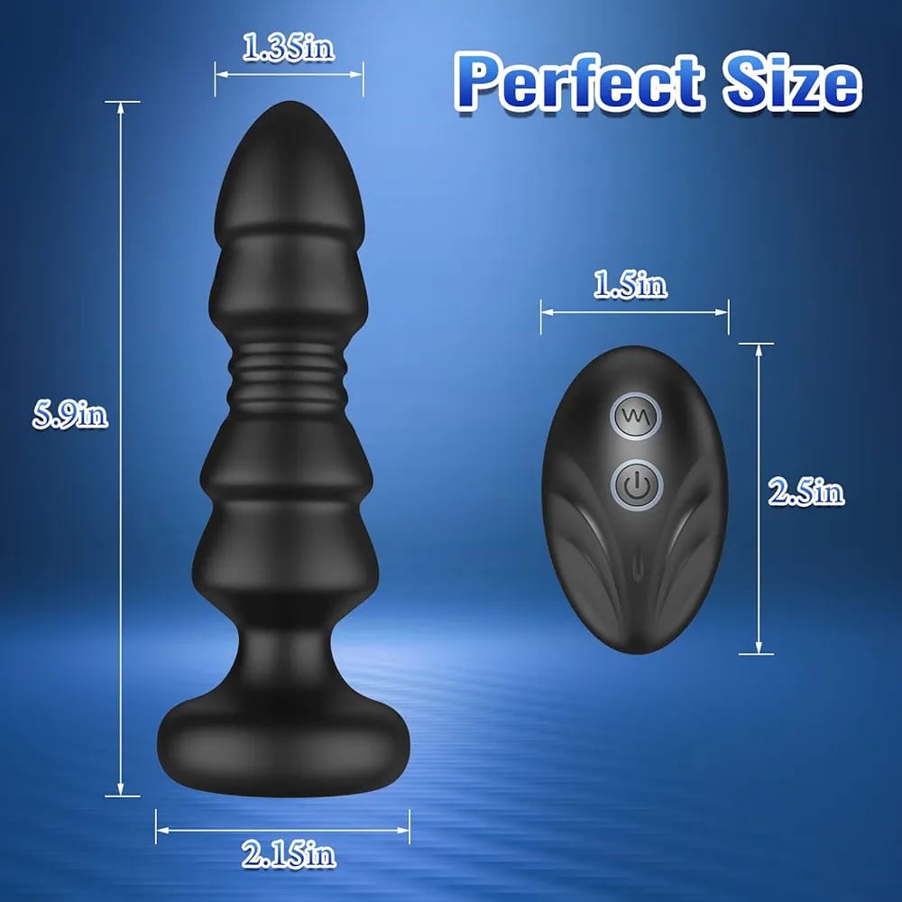 Pulse Wave Rechargeable Vibrating Plug
